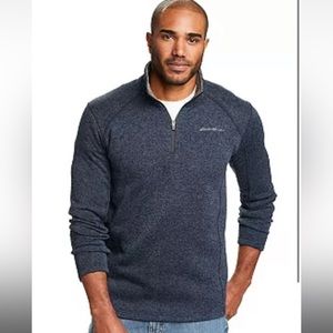 Blue Eddie Bauer Quarter Zip Size Mediun